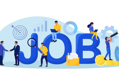 Employees,Looking,For,Job.,Unemployed,People,Using,Magnifying,Glass,,Binoculars
