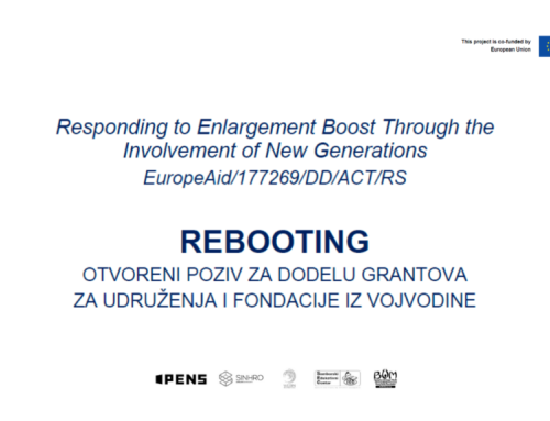 REBOOTING: EU grantovi za udruženja i fondacije iz Vojvodine