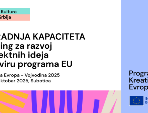 Razvijte svoje projektne ideje za Kreativnu Evropu: Otvorene su prijave za trodnevni trening