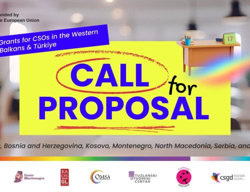 Working safe: Poziv za podnošenje predloga projekata u oblasti socio-ekonomske inkluzije LGBTQI+