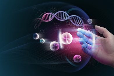 Dna,Helix,Concept,Of,New,Ideas,With,Digital,Virtual,Analysis