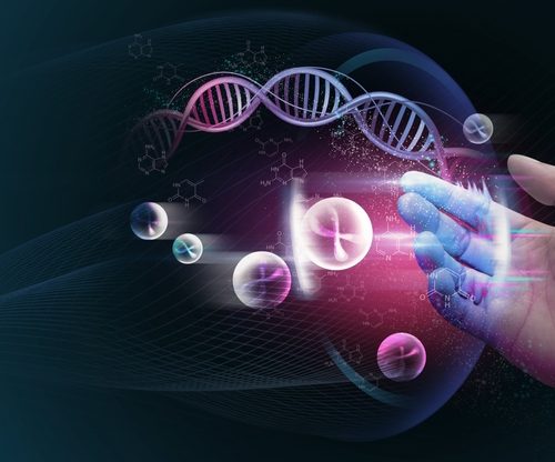 Dna,Helix,Concept,Of,New,Ideas,With,Digital,Virtual,Analysis