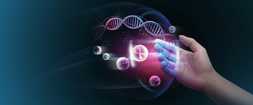 Dna,Helix,Concept,Of,New,Ideas,With,Digital,Virtual,Analysis