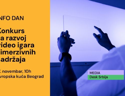 Info dan programa Kreativna Evropa: Razvoj video igara i imerzivnih sadržaja