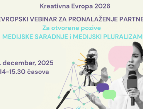 Evropski vebinar za pronalaženje partnera za poziv Medijska partnerstva 2026