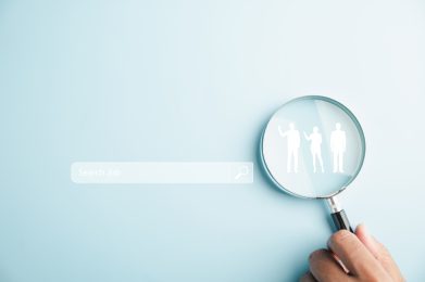 Magnifying,Glass,Revealing,Job,Search,Concept,,Emphasizing,The,Importance,Of