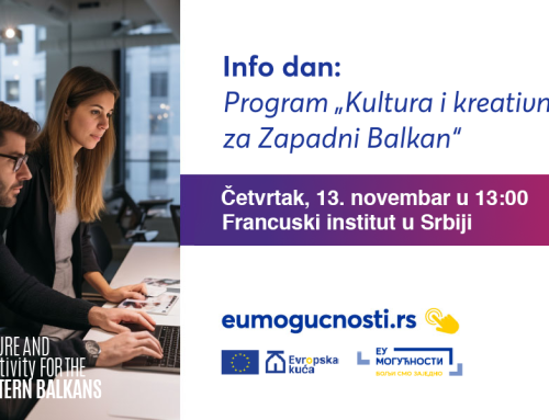 Program „Kultura i kreativnost za Zapadni Balkan“: Nove prilike za umetnike i organizacije