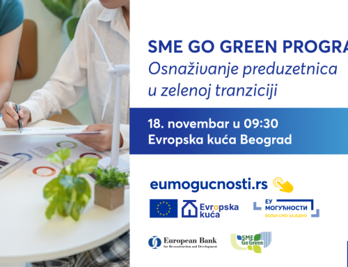 Osnaživanje žena preduzetnica u zelenoj tranziciji: Prijavite se za SME GO GREEN radionicu