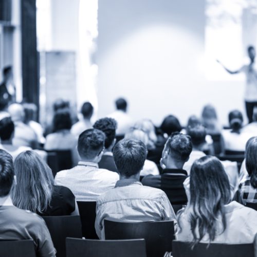 Speaker,Giving,A,Talk,In,Conference,Hall,At,Business,Event.